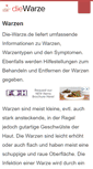 Mobile Screenshot of die-warze.de